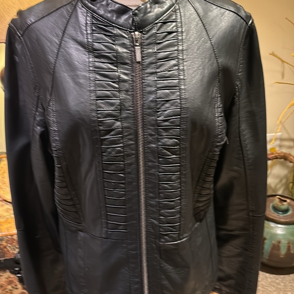 Black Moto Jacket - Picture 2 of 7
